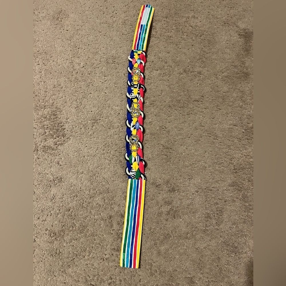 Vintage Womens Woven Rope Belt